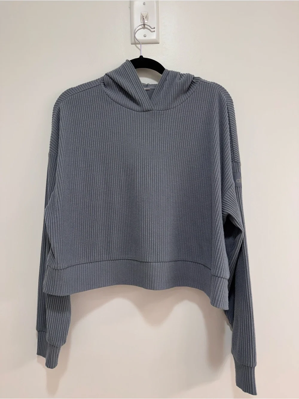 ALO Muse Hoodie and Sweatpants Set - Steel Blue